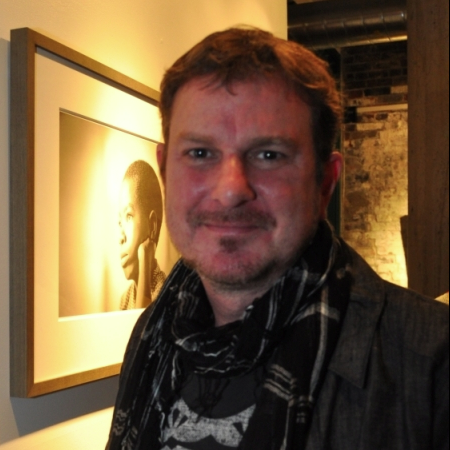 Andrew MacNaughtan at the Gala Book Launch for GRACE: Africa in Photographs on November 15, 2011. (Photo by Paul Beaulieu, The Canadian Music Scene)